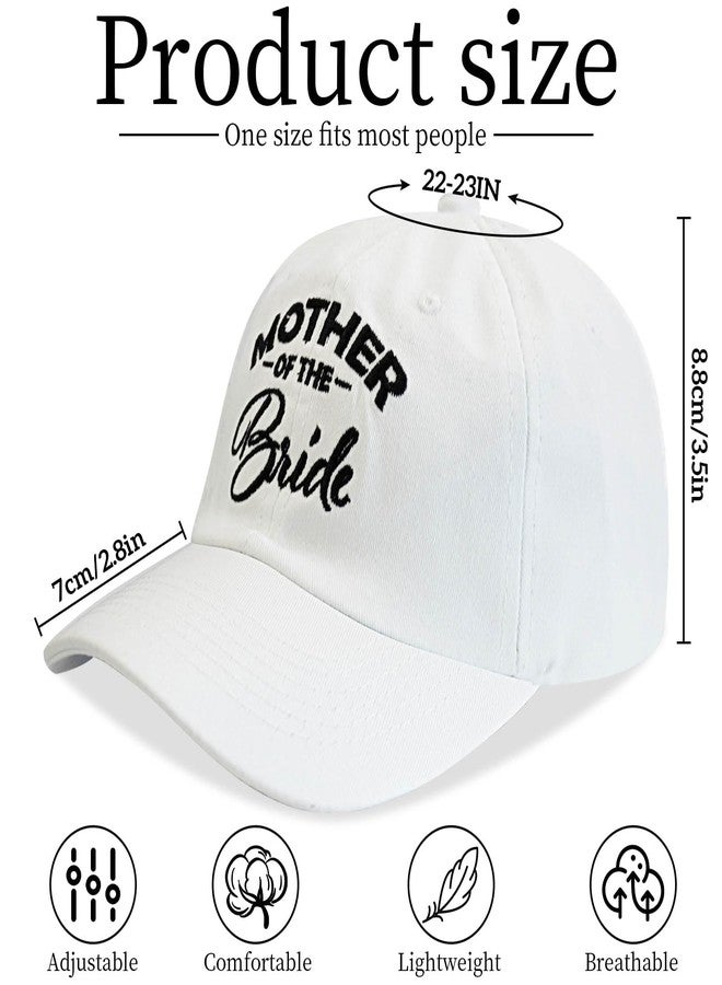 Tmsek Mother of The Bride Gifts Mama Hat, Wedding Gifts for Mom from Bride Daughter, I Loved Her First Adjustable Baseball Cap (Mother) - Image 3